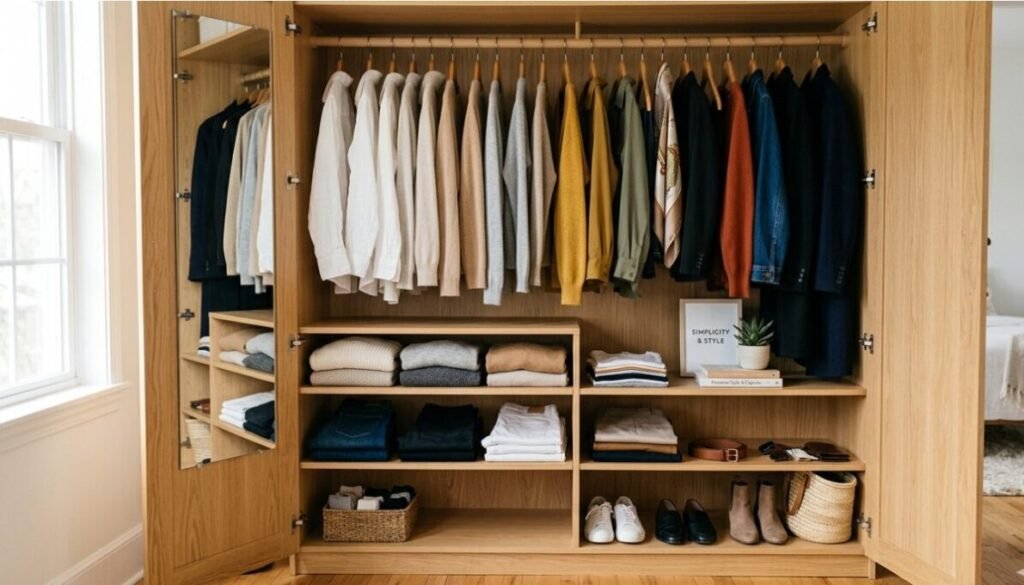 guarda roupa capsula