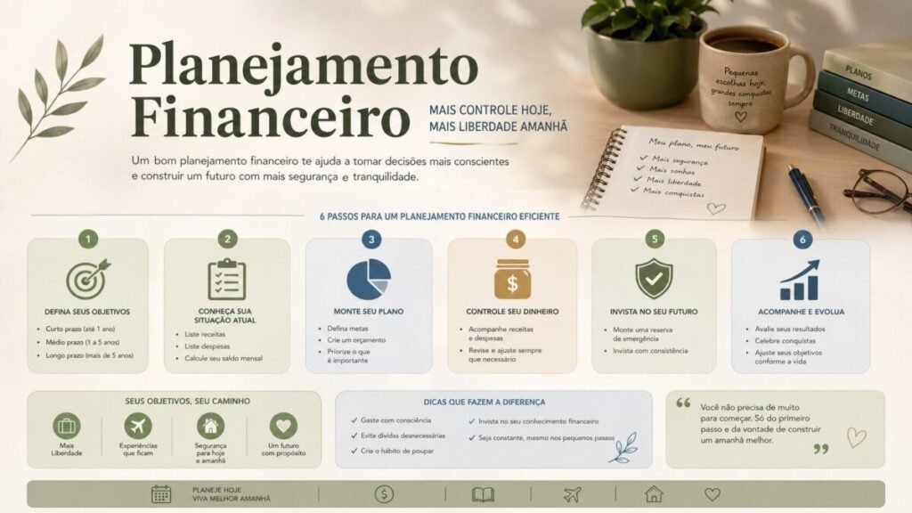 Finanças Pessoais e Planejamento Financeiro 2 Infografico Planejamento Financeiro